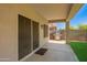 Covered patio featuring a grill and block wall at 25210 N 40Th Ave, Phoenix, AZ 85083