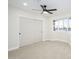 This bedroom features neutral carpet, closet and a bay window letting in light at 2552 S Playa --, Mesa, AZ 85202