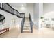 Foyer with modern staircase and a glimpse of other living spaces at 2552 S Playa --, Mesa, AZ 85202