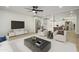Living room with kitchen and dining room views at 2608 W Aster Dr, Phoenix, AZ 85029