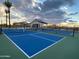 Enjoy the outdoors with two community pickleball courts for recreational fun and fitness at 3915 N Shannon Cir, Mesa, AZ 85215