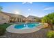 Lovely backyard pool and patio area, perfect for outdoor living at 4029 N 160Th Dr, Goodyear, AZ 85395