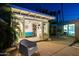 Cozy backyard with a cabana, outdoor seating, and access to the main house at 421 N Evergreen St, Chandler, AZ 85225