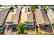 Aerial view showcases a well-maintained single-Gathering home with a landscaped backyard at 4251 E Sundance Ave, Gilbert, AZ 85297