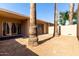 Private backyard with mature landscaping, offering a peaceful outdoor retreat at 611 E Colgate Dr, Tempe, AZ 85283