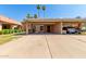 Wide angle of the covered carport area showing parking for two cars at the property at 611 E Colgate Dr, Tempe, AZ 85283