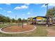 Community playground featuring swings and covered play structures at 6388 W Ruth Ave, Glendale, AZ 85302