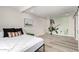 Contemporary bedroom with light floors, recessed lighting, and ample space at 7440 E Hubbell St, Scottsdale, AZ 85257