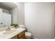 Cozy bathroom with sink, toilet and mirror plus shower-tub combination at 8111 W Wacker Rd # 94, Peoria, AZ 85381