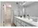 Stylish bathroom features a marble-topped vanity and updated fixtures at 16852 E La Montana Dr # C18, Fountain Hills, AZ 85268