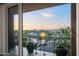 Relax on the balcony with stunning views of the city skyline at sunset at 17 W Vernon Ave # 508, Phoenix, AZ 85003