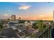 Relax on the balcony with beautiful views of the city and colorful sunset at 17 W Vernon Ave # 508, Phoenix, AZ 85003