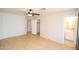 Bedroom with wood floor has closet, bathroom and natural light at 17606 N 17Th Pl # 1096, Phoenix, AZ 85022