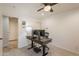 Home office with neutral walls and tile flooring at 22625 N Van Loo Dr, Maricopa, AZ 85138