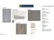 Interior design scheme showcasing stylish cabinet, countertop, backsplash, laminate, carpet, and paint options for modern living at 36956 W Santa Maria St, Maricopa, AZ 85138