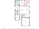 Detailed floor plan showcasing the layout of a three-bedroom home with living room and a screened porch at 45042 W Cypress Ln, Maricopa, AZ 85139