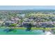 Stunning aerial view of the community, the lake, and lush landscaping at 4700 S Fulton Ranch Blvd # 11, Chandler, AZ 85248