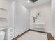 Modern closet with smooth sliding panels, and built-in shelving, offering ample storage and style at 4700 S Fulton Ranch Blvd # 11, Chandler, AZ 85248