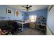 Bright bedroom featuring loft bed with play area underneath, complemented by lots of games and toys at 10036 W Chipman Rd, Tolleson, AZ 85353