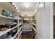 Walk-in pantry featuring ample shelving, providing generous storage for groceries and kitchen essentials at 11253 E Peterson Ave, Mesa, AZ 85212