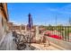Outdoor patio with comfortable seating and a serene view of the surrounding landscape at 11965 W Monte Vista Rd, Avondale, AZ 85392