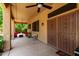 Inviting covered patio offering an outdoor living space and shade at 13324 W Annika Dr, Litchfield Park, AZ 85340