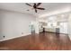 Inviting living room flows into an open kitchen, creating a seamless living space at 1845 N 64Th St, Scottsdale, AZ 85257