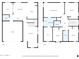 An expansive floor plan with a large garage, kitchen, primary bedroom, and several additional rooms on two floors at 25726 W Burgess Ln, Buckeye, AZ 85326