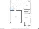 First floor plan layout showing living room, kitchen, dining area, garage, and bathroom at 25726 W Burgess Ln, Buckeye, AZ 85326
