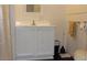 Functional bathroom with clean, white vanity and neutral wall-mounted mirror at 303 S Recker Rd # 78, Mesa, AZ 85206
