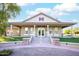Charming clubhouse exterior with well-maintained landscaping and entrance at 3037 E Hobart St, Gilbert, AZ 85296