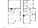 Detailed floor plan showcasing the layout of this two-story home at 3037 E Hobart St, Gilbert, AZ 85296