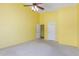 Main bedroom with a ceiling fan and neutral carpeting at 4307 E Shetland Dr, San Tan Valley, AZ 85140