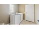 Laundry room featuring a side by side washer and dryer and neutral walls at 6425 S Kimberlee Way, Chandler, AZ 85249