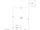 1st Floor Plan for 1037 square feet of living space in the home with an adjoining covered patio at 711 E Mckinley St, Phoenix, AZ 85006