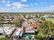 Scenic aerial view of the community showcasing the neighborhood with a mix of residential homes, green spaces, and roadways at 8361 E San Rafael Dr, Scottsdale, AZ 85258