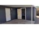 This patio has access doors to the outside at 11000 N 91St Ave # 84, Peoria, AZ 85345