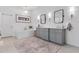 Bright bathroom with double vanity, soaking tub, and modern fixtures, perfect for a luxurious experience at 2316 N 81St St, Scottsdale, AZ 85257