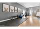 Versatile bonus room with workout area and stylish décor, ideal for fitness and relaxation at 2316 N 81St St, Scottsdale, AZ 85257