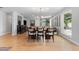 Elegant dining room with a large table, stylish seating, and sophisticated decor enhancing the room's aesthetic appeal at 2316 N 81St St, Scottsdale, AZ 85257
