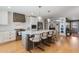 Stylish kitchen featuring a central island with seating, modern appliances, and an open design connecting to the dining area at 2316 N 81St St, Scottsdale, AZ 85257