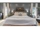 A serene main bedroom with a sophisticated color palette, ample natural light, and well-appointed bedside decor at 2316 N 81St St, Scottsdale, AZ 85257