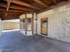 This covered patio offers an outdoor living space for entertaining at 23833 N 36Th Dr, Glendale, AZ 85310