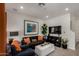 Stylish living room featuring modern decor, comfortable seating, and ample natural light at 4548 S Renaissance Dr # 103, Gilbert, AZ 85297