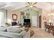 Bright, airy living room with vaulted ceilings and modern décor at 6422 N 77Th Way, Scottsdale, AZ 85250