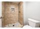 Updated shower with tile surround and a convenient built-in niche at 6627 S 42Nd Pl, Phoenix, AZ 85042
