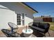 Enchanting backyard features a brick patio with comfortable seating and a tranquil, private atmosphere at 6907 E Palm Ln, Scottsdale, AZ 85257