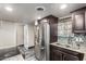 Kitchen showcasing stainless steel appliances, granite countertops, and tiled backsplash at 7126 N 19Th Ave # 228, Phoenix, AZ 85021