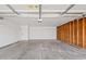 A two car garage with finished drywall at 1417 W Los Arboles Pl, Chandler, AZ 85224