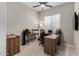 Comfortable office setting features a modern ceiling fan and plenty of workspace at 17721 W Sandalwood Dr, Goodyear, AZ 85338